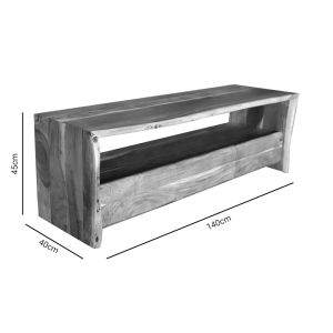 Тв шкаф Konna акация масив 140x40x45cм