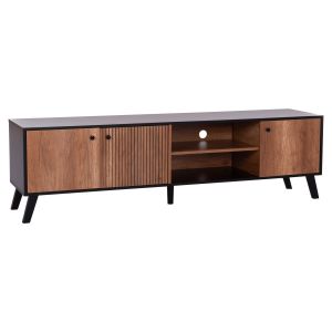 Тв шкаф Kruden HM9447.11 меламин в черно - натурално 180x40x51всм.