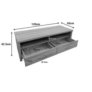 Тв шкаф Podizor в цвят сонома 120x45x42.5 см