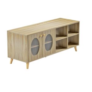 Rillion TV cabinet, melamine in Sonama color 120x40x50cm (hm9879)