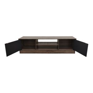 Тв шкаф Sasa I в цвят дъб-антрацит 150x35x41.5 см