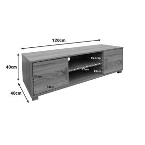 Тв шкаф Serank в цвят Sonoma 120x40x40см