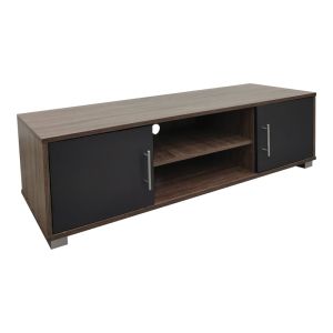 Тв шкаф Serank в цвят дъб-антрацит 120x40x40см