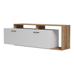 Тв шкаф Tobler в цвят бял дъб 170x40x53см