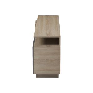 Vendora TV cabinet in sonoma-anthracite color 150x29.5x46.3cm