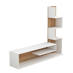 Тв шкаф с етажерка Edelie меламин 149,5x29,5x120,8hcm Hm8908,11