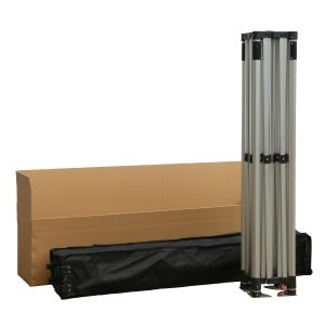 Cressen Hm6305 foldable awning - aluminum silver frame - white awnings 3x3x3.4hm
