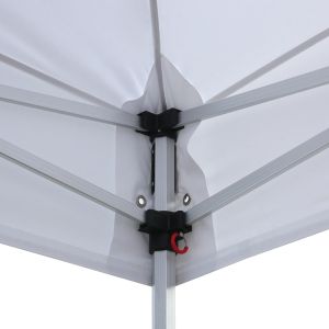 Cressen Hm6306 foldable awning - aluminum silver frame - white awnings 3x4.5x3.4hm