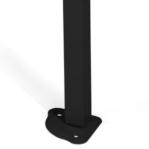 Matthew Hm6310 foldable awning - black metal frame - white awning 3x3x3.10cm
