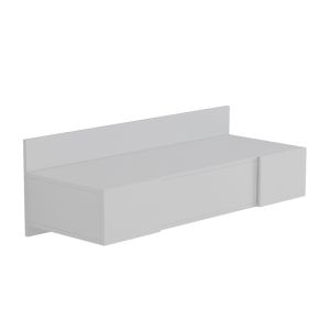 Тоалетка Paltar меламин в бял цвят 100x39.1x33см