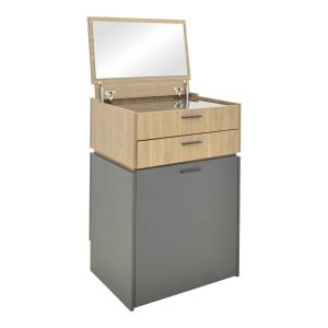 Тоалетка Sonlen в тъмносив цвят-сонома 60x45x130см