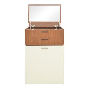 Тоалетка Sonlen в цвят орех-крем 60x45x130см