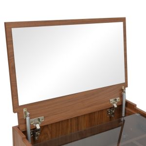 Тоалетка Sonlen в цвят орех-крем 60x45x130см