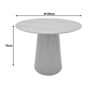 Dining room with Jelour chairs in pistachio color and Donda table in black, 100x76, set of 5 pieces
