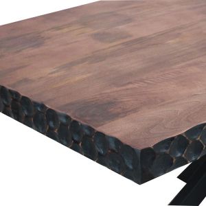 Dining table Amrita brown color 160x90x75cm