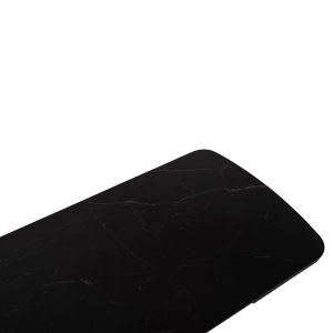 Трапезарна маса Horizon Sm18091.01 керамичен плот - крака от бреза с орехов фурнир 180x90x76всм.