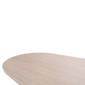 Dining table Osiris Sm6503.02 beige aluminum - beige/gray sintered stone, top 280x120x74h