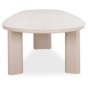 Dining table Osiris Sm6503.02 beige aluminum - beige/gray sintered stone, top 280x120x74h