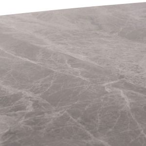 Dining table Raven Hm18150.13 ceramic top in gray marble look 160x80x74cm.