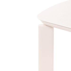 Dining table Sterlin Sm6412.01 ivory aluminum and ivory sintered stone uranium top 200x100x76h