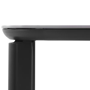 Dining table Sterlin Sm6412.02 aluminum and sintered stone plou in gray shades 200x100x76h