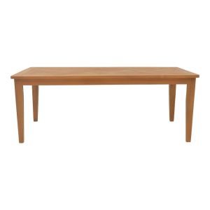 Dining set 7 pcs Banou-mady teak wood in natural shade 200x100x75cm