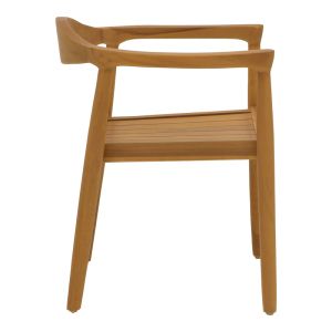 Dining set 7 pcs Ganny-mady teak wood in natural shade 200x100x75cm