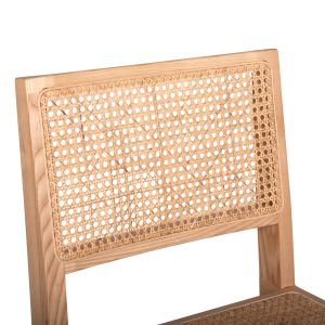 Dining set 7pcs Hm21059 table Paolo 6 chairs Fredrik - natural wood color