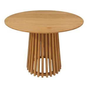 Dining set Elaiza-kenda 3 pieces in natural beige shade D80x75cm