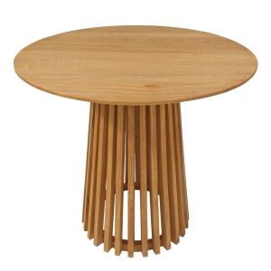 Dining set Inca-kenda 3pcs in natural beige shade Φ80x75cm