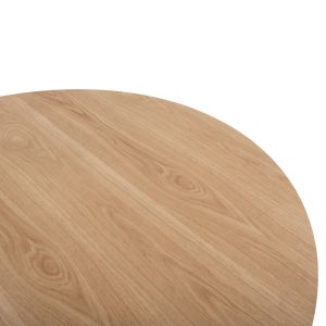 Dining set 5 pieces - Denty round table 4 Velp chairs oak-gray color Hm11972