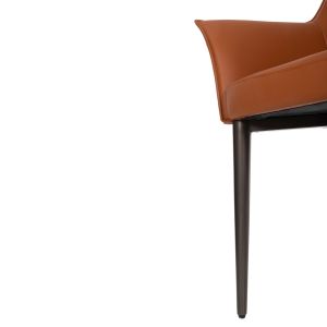 7-piece dining set for indoor spaces - Heff table 6 Helm armchairs Hm11960