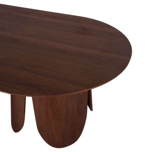 Dining set for indoor spaces 7 pieces - Denty oval table 6 Velp chairs gray color Hm11968