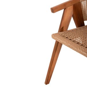 Dining chair Brann HM18238 teak 62x58x77hcm.