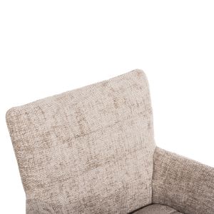 Gazer dining chair Hm9845,04 beige fabric-rubber wood legs 66x63x91hcm