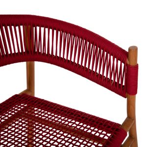 Трапезен стол Irving Hm9797 от масивно тиково дърво 60x55x75hcm