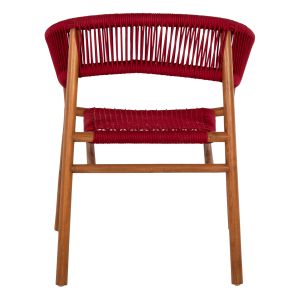 Трапезен стол Irving Hm9797 от масивно тиково дърво 60x55x75hcm