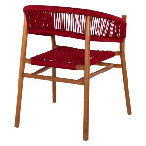 Трапезен стол Irving Hm9797 от масивно тиково дърво 60x55x75hcm