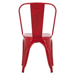 Трапезен стол Melita-pro Relix Hm8641.44 метал в червено 44x47x84.5hcm.