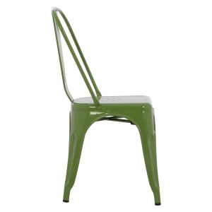 Трапезен стол Melita-pro Relix Hm8641.53 метал в светло маслинено зелено 44x47x84.5hcm.