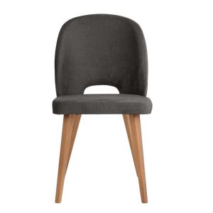Трапезен стол New Bella сив цвят дамас 48x56x85см