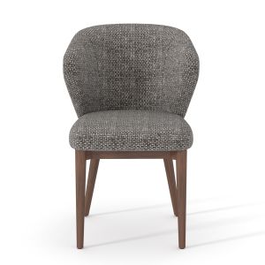 Трапезен стол Swaive Sm18105.02 сив плат - крака ясен 58x62x82см.