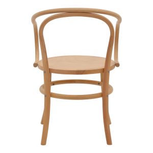Трапезен стол Verfie буково дърво масив естествен цвят 55x50x83cм