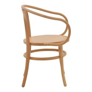 Трапезен стол Verfie буково дърво масив естествен цвят 55x50x83cм
