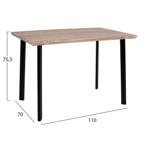 Dining table 110x70 sonoma color Hm8333