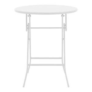 Dining table Albero-sussie metal in white shade D60x70cm