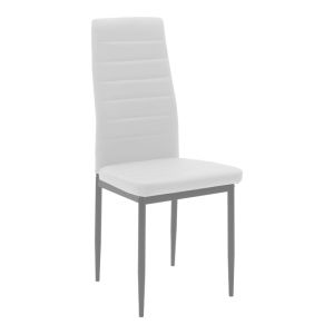 Dining table Balou-parker set of 5 pieces white D120x73cm