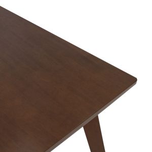 Dining table Benson MDF veneer walnut color 150x90x75cm