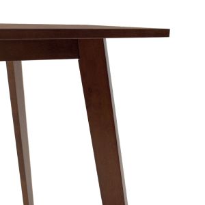 Benson dining table, dark walnut color
