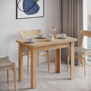 Dining table Celeste melamine in oak color 100x60x73.5cm